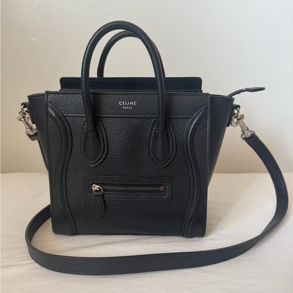 Celine Nano Luggage - Black